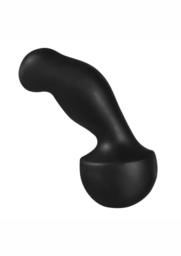 Nexus Gyro Vibe Hands Free Silicone Rechargeable Vibrating Dildo 5.9in - Black