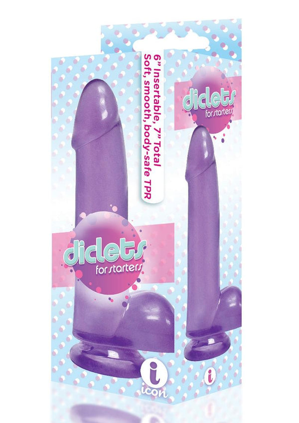 The 9's - Diclets Jelly Dildo 7in - Purple