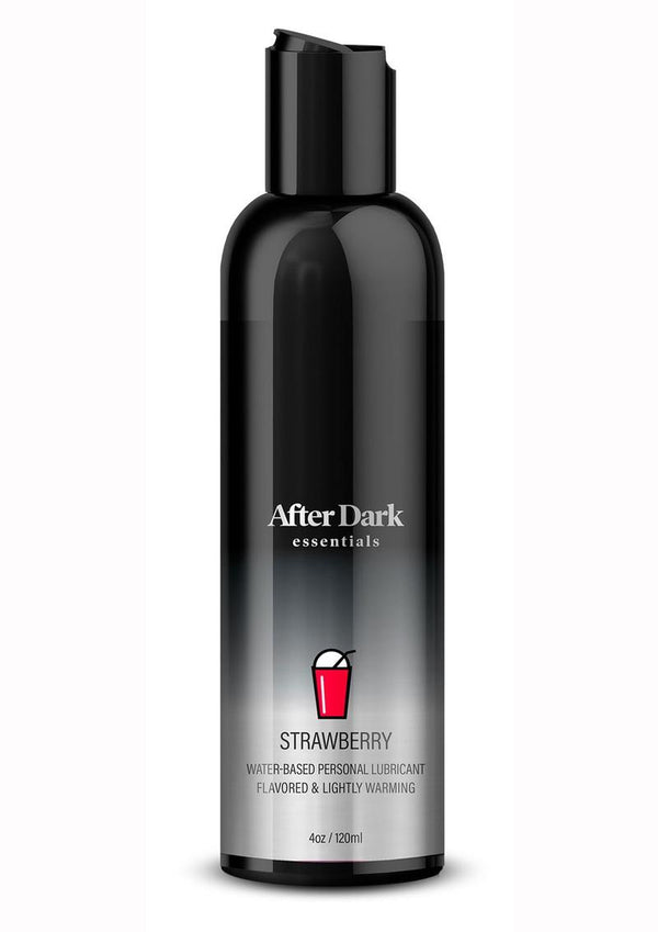 After Dark Essentials Water-Based Personal Lubricant Flavored and Lightly Warming 4oz - Strawberry