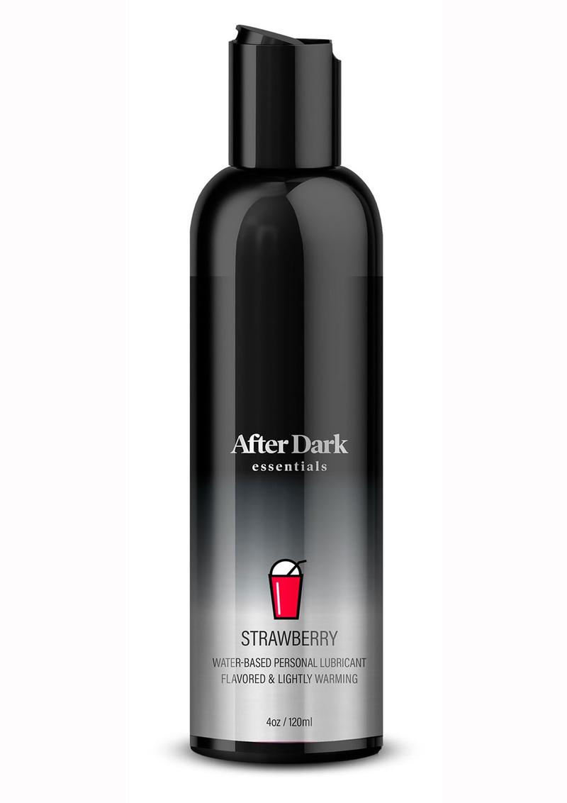 After Dark Essentials Water-Based Personal Lubricant Flavored and Lightly Warming 4oz - Strawberry