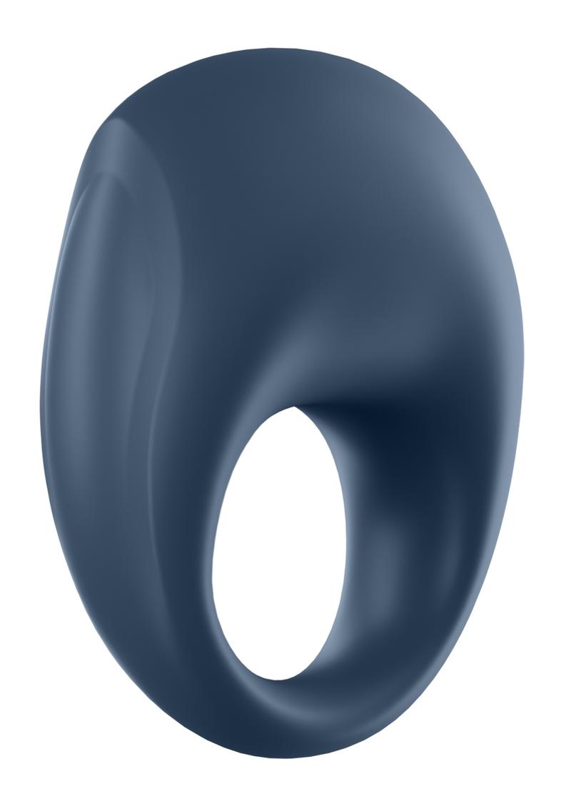 Satisfyer Strong One Rechargeable Silicone Couple's Ring - Blue