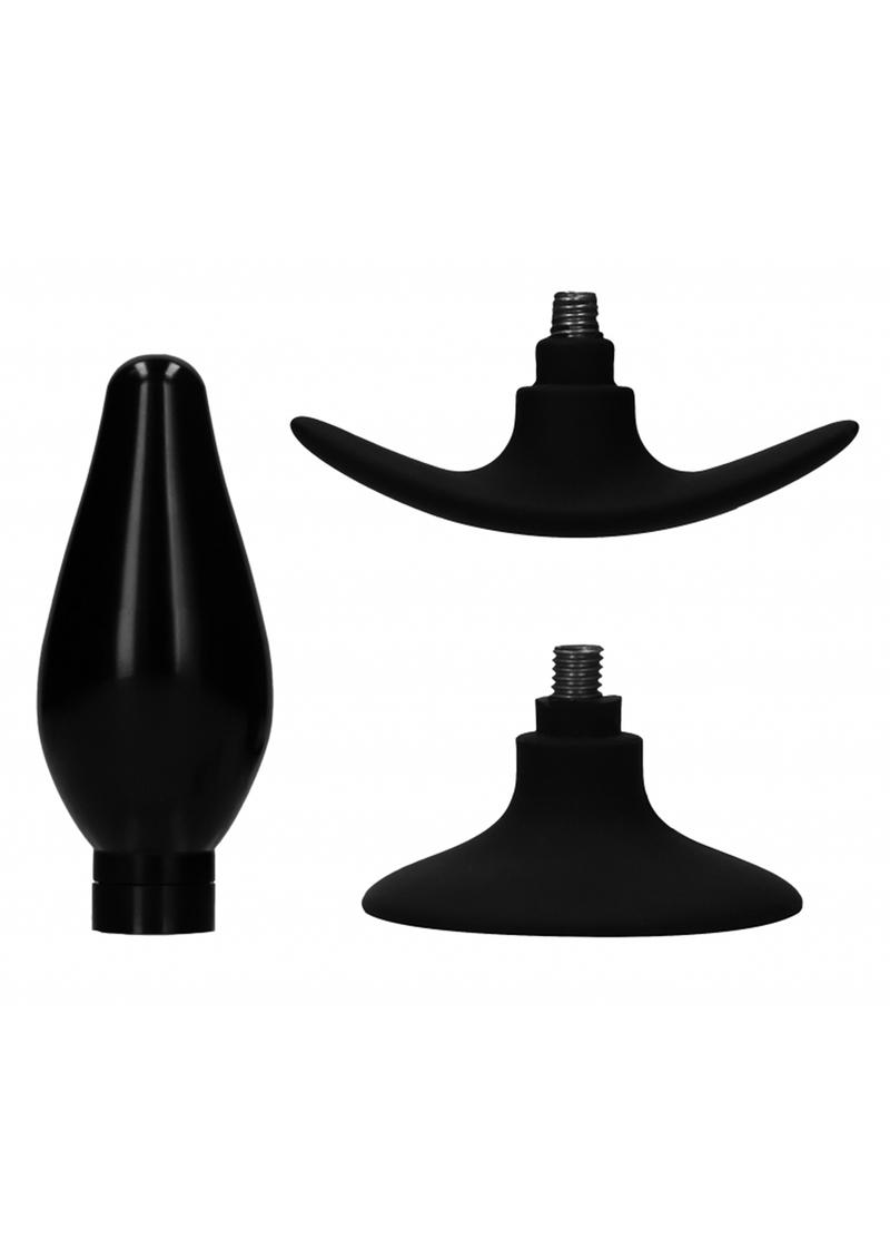 Ouch Interchangeable Plug Set Lg Black