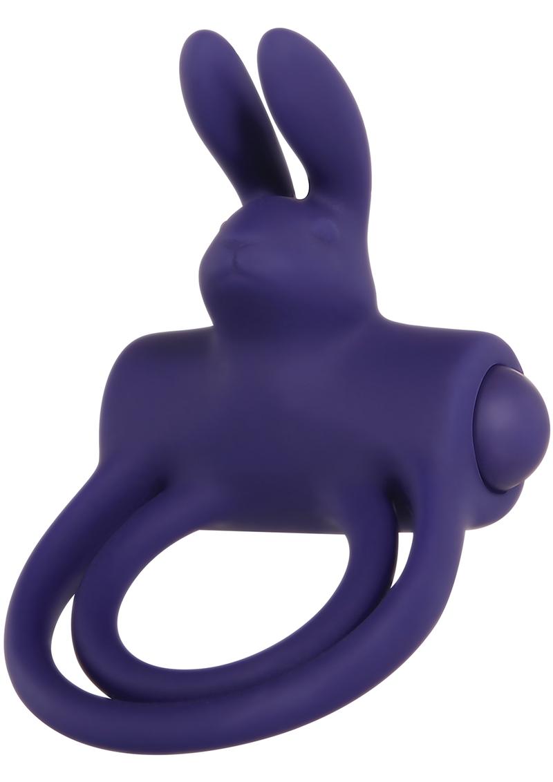 A&E Silicone Recharge Rabbit Ring Purple