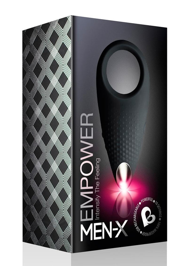 Empower Silicone Rechargeable Couples Stimulator - Black