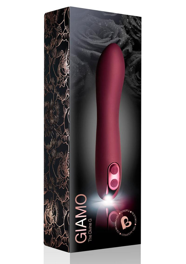 Giamo Silicone Rechargeable Vibrator - Red