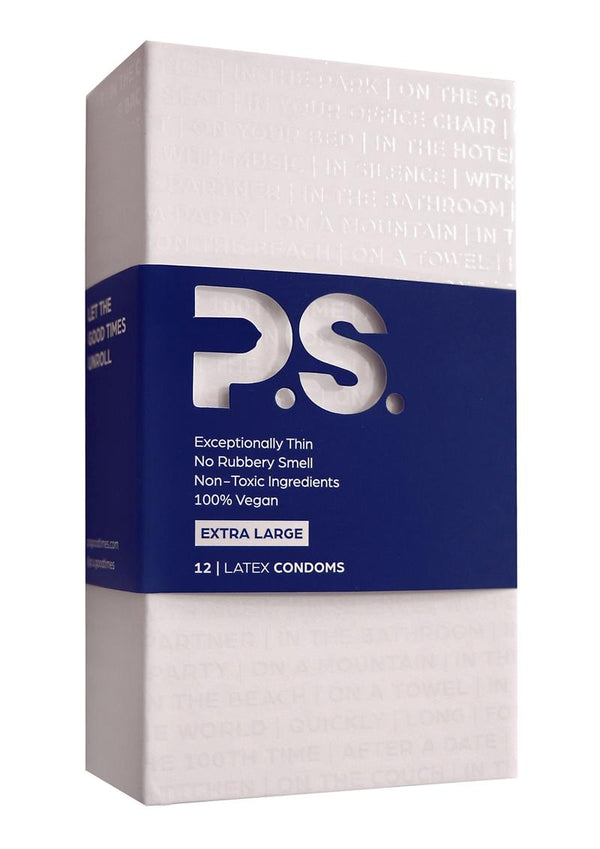 Ps Extra Large Latex Condom 12pk