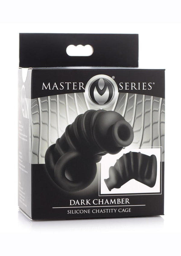 Ms Dark Chamber Silicone Chastity Cage