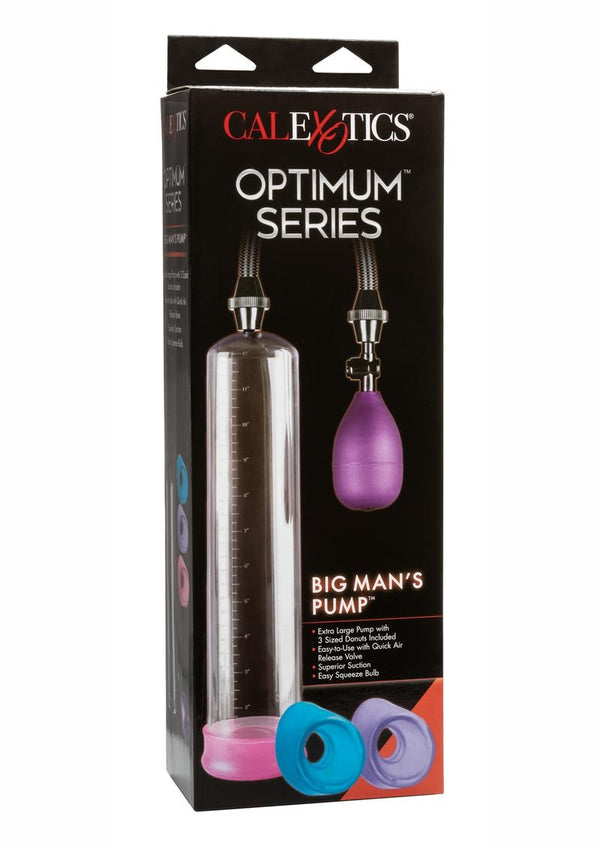 Big Mans Penis Pump 12 Inches With 3 Interchangeable Sleeves Clear
