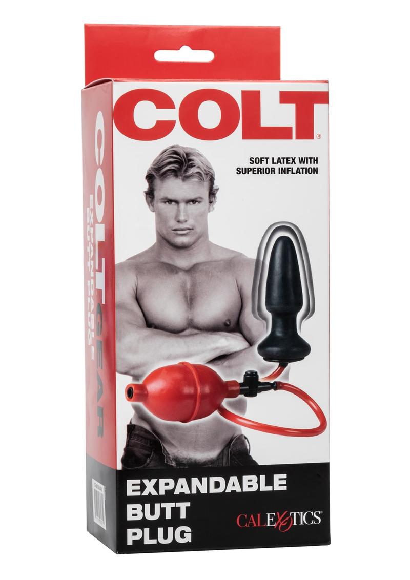 Colt Expandable Butt Plug Devlin Black & Red