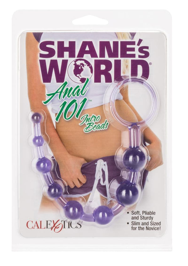 Shanes 101 Intro Anal Beads 7.5 Inch Purple