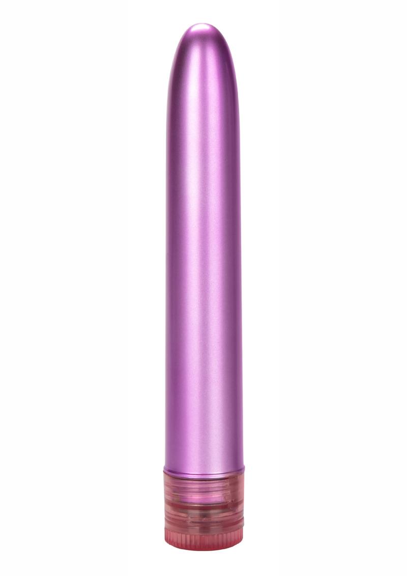 Metallic Shimmer Multi Speed Massager 6 Inch Purple