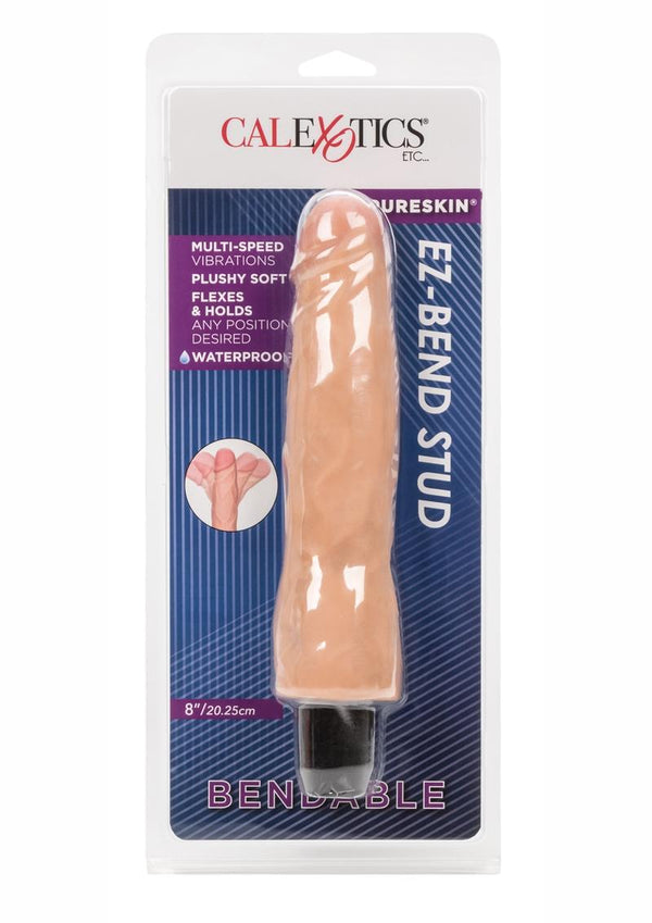 Futurotic Easy Bend Stud Flexible Dong Vibrating Waterproof 7.5 Inch Flesh