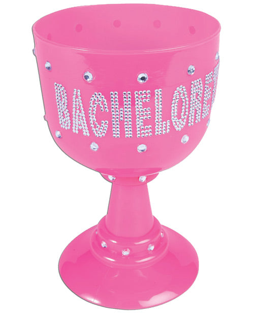 Jumbo Plastic Bachelorette Goblet - Pink