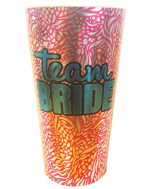 Team Bride Foil Drinking Cup