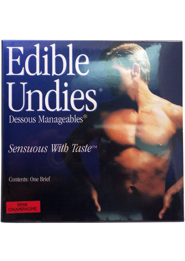 Sensuous With Taste Edible Undies Male Pink Champagne