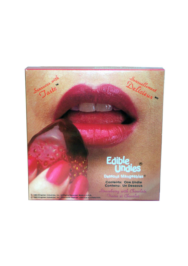 Sexy Edible Panty Female Strawberry And Chocolate