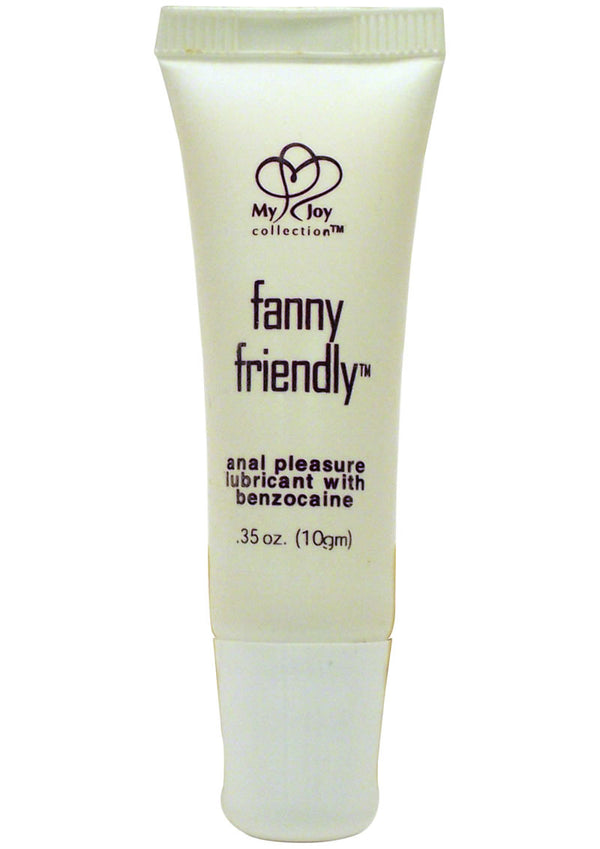 My Joy Collection Fanny Friendly Anal Lubricant With Benzocaine Strawbery Flavored .35Oz
