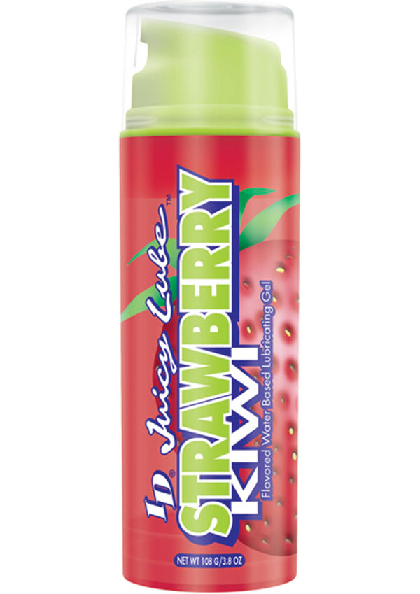 ID Juicy Lube Water Based Flavored Lubricant Strawberry Kiwi 3.5oz