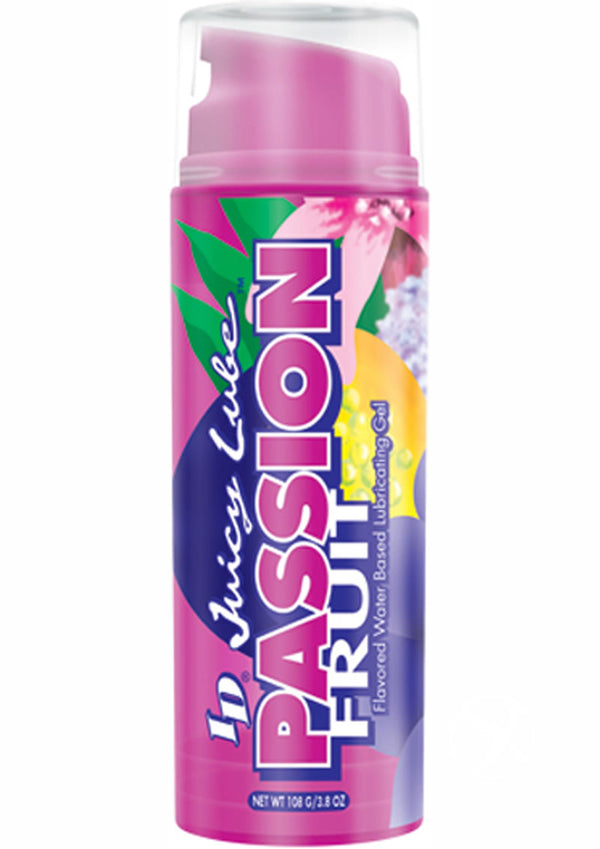 ID Juicy Lube Water Based Flavored Lubricant Passion Fruit 3.5oz