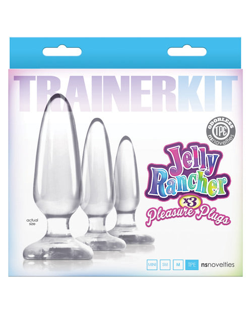 Jelly Rancher Butt Plug Trainer Kit - Clear