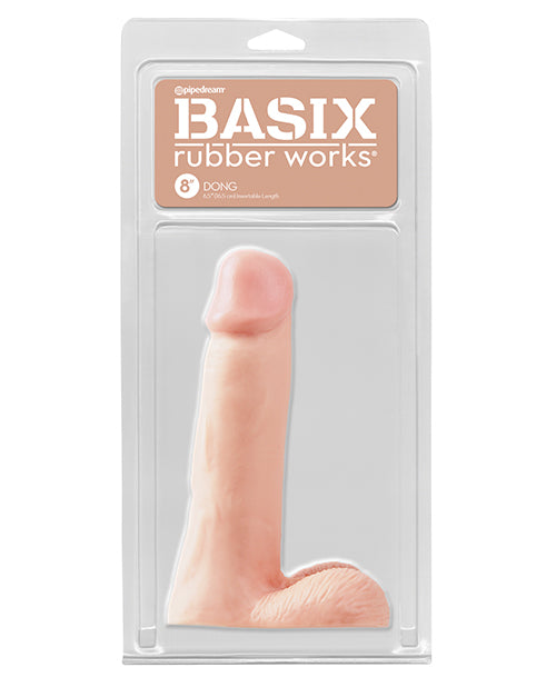 Basix Rubber Works 8" Dong - Flesh