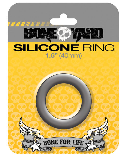 Boneyard 1.6" Silicone Ring - Grey