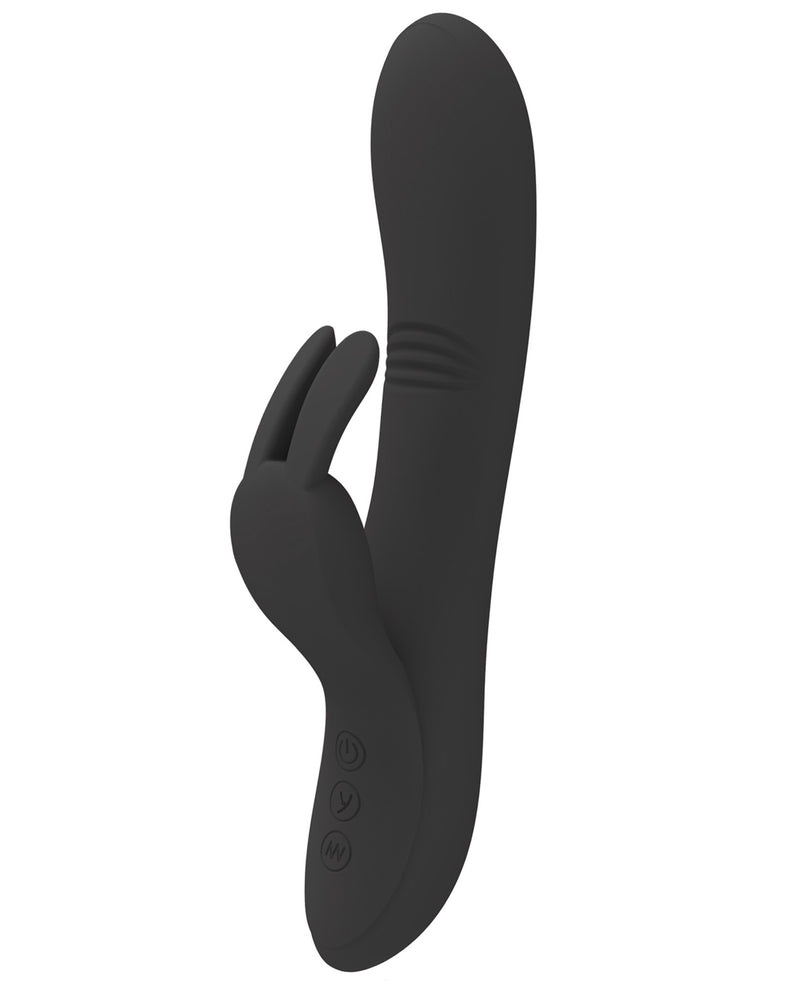 Pretty Love Dylan Bunny Ears Come Hither Rabbit 11 Function - Black
