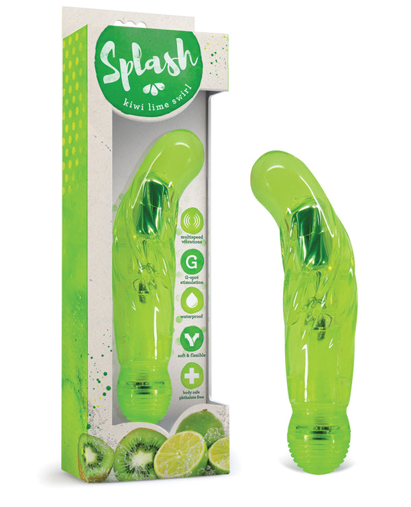Blush Splash Vibrator - Kiwi Lime Swirl