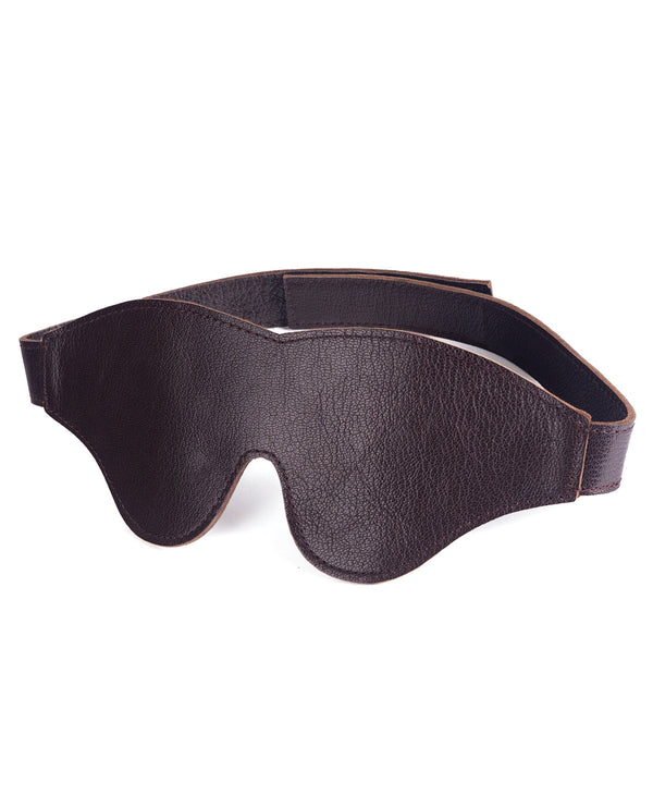 Spartacus Blindfold Classic Cut - Brown Leather