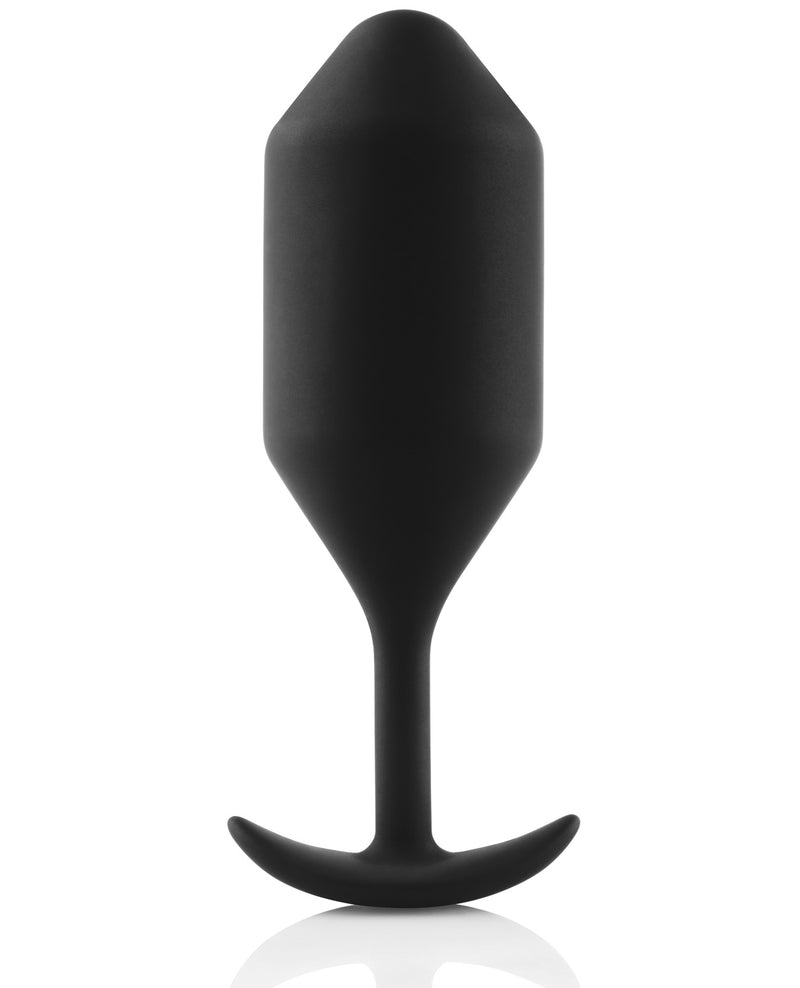 b-Vibe Weighted Snug Plug 4 - .257 g Black