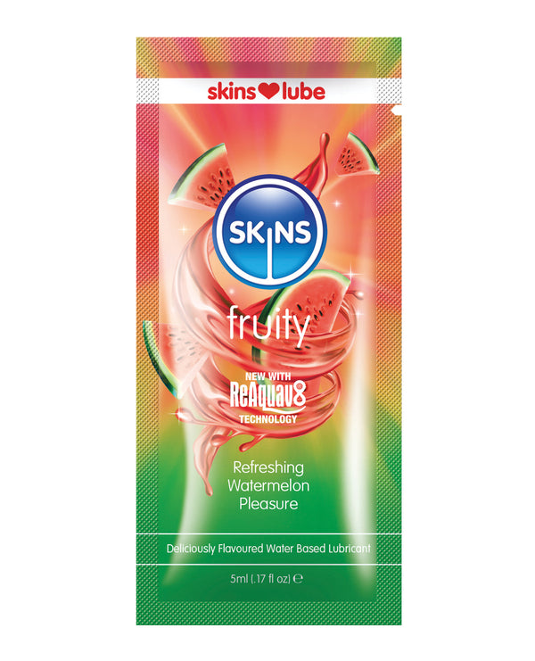Skins Water Based Lubricant - 5 ml Foil Watermelon