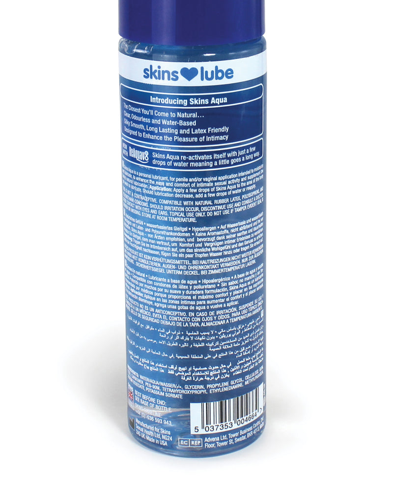 Skins Aqua Water Based Lubricant - 4.4 oz