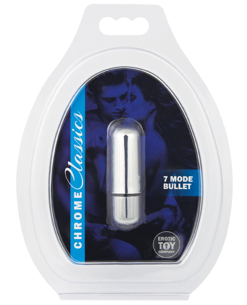 Erotic Toy Company Chrome Classics Bullet 7 Speed - Silver