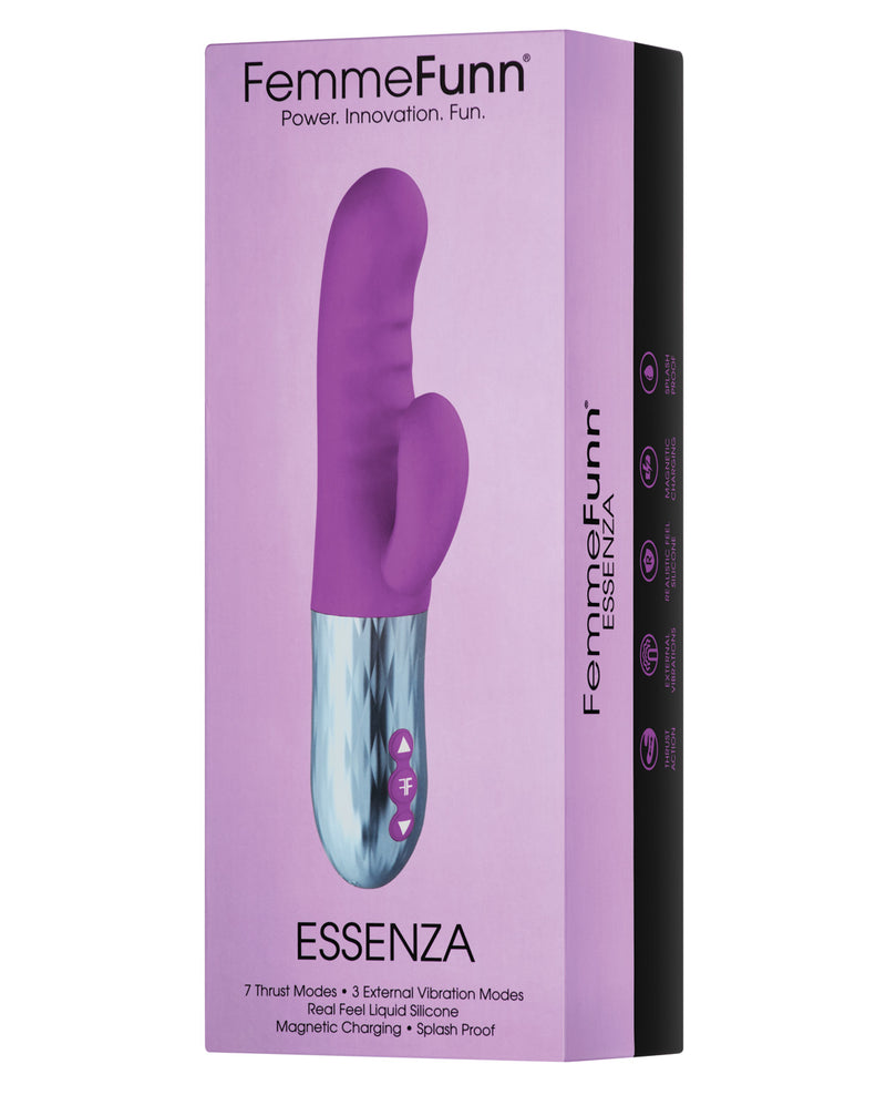 Femme Funn Essenza Thrusting Rabbit - Purple