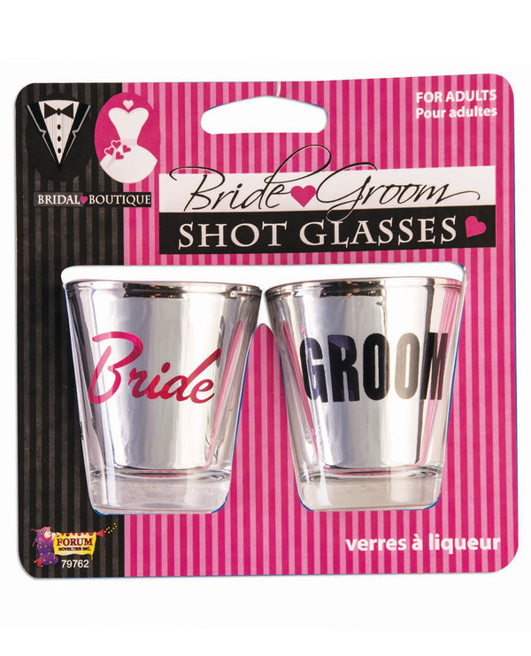 Bridal Boutique Bride & Groom Shot Glasses
