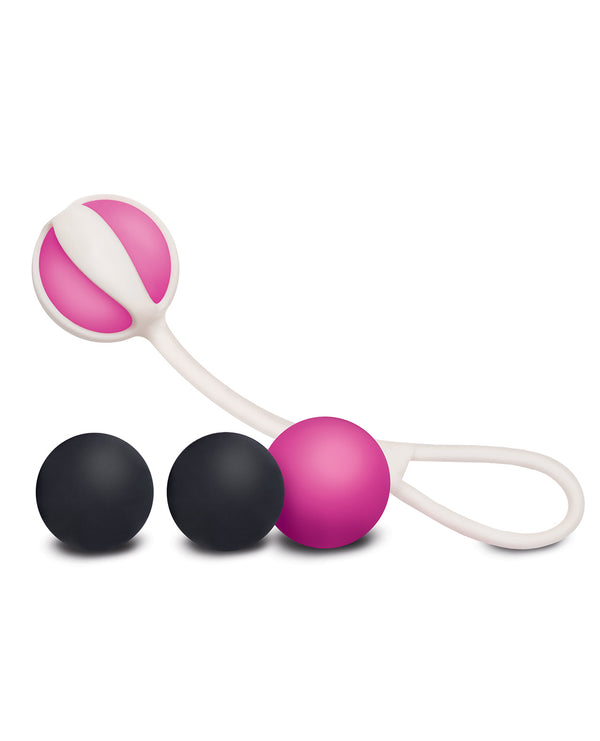 Magnetic Geisha Balls - Pink/Grey