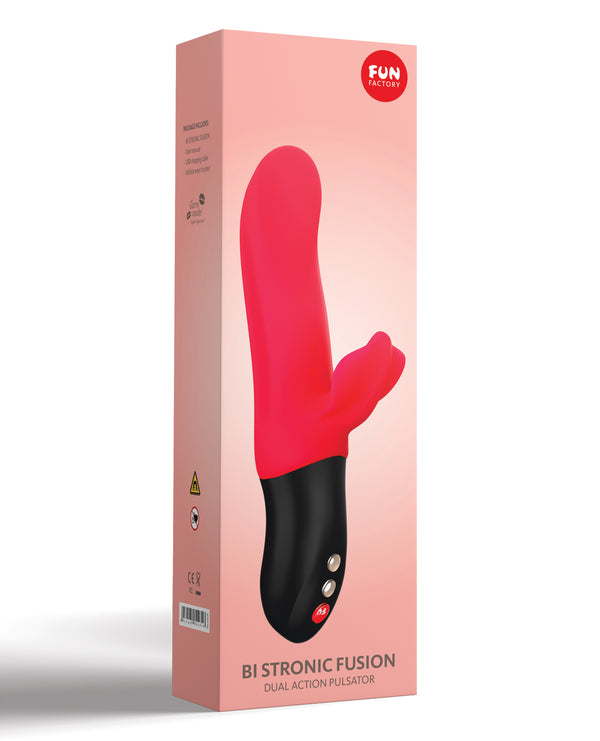 Fun Factory Bi Stronic Fusion Back and Forth Vibration - India Red