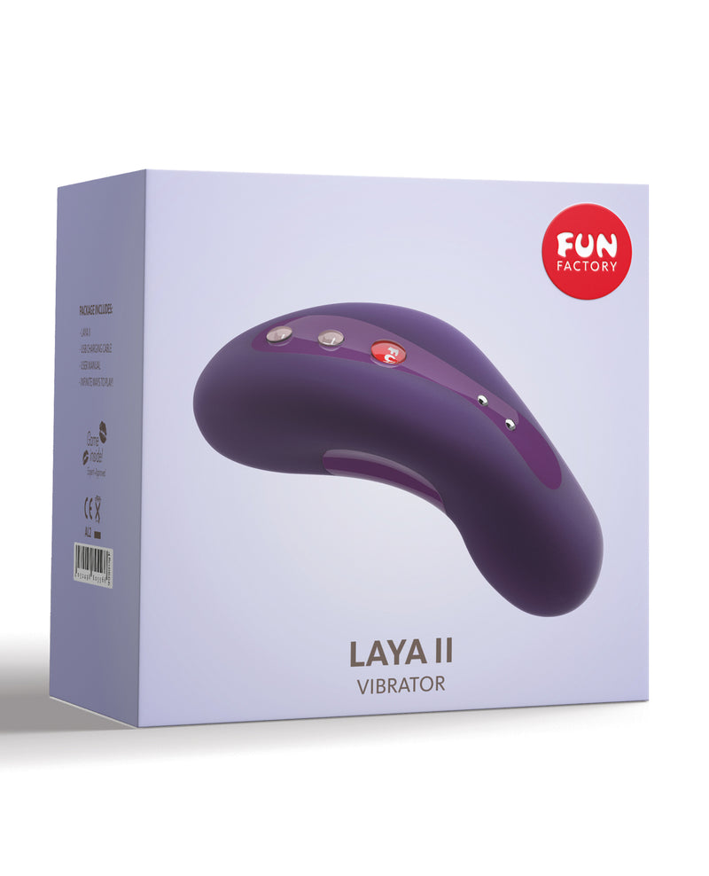 Fun Factory Laya II Clit Stimulator - Dark Violet
