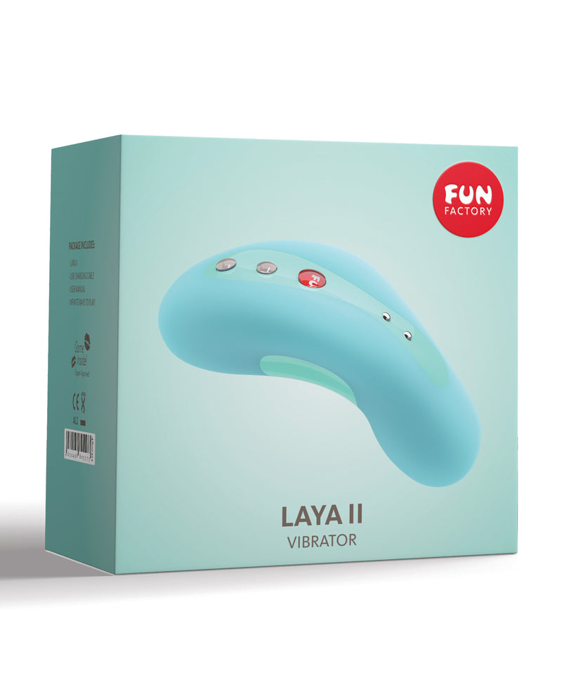 Fun Factory Laya II Clit Stimulator - Pool Blue