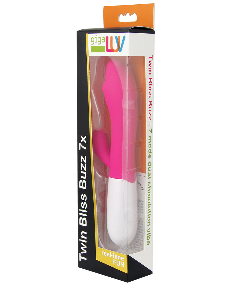 GigaLuv Twin Bliss Buzz - 7 Functions Pink
