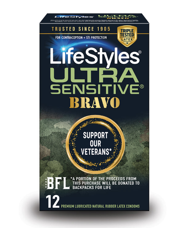 Lifestyles Ultra Sensitive Bravo - Pack of 12
