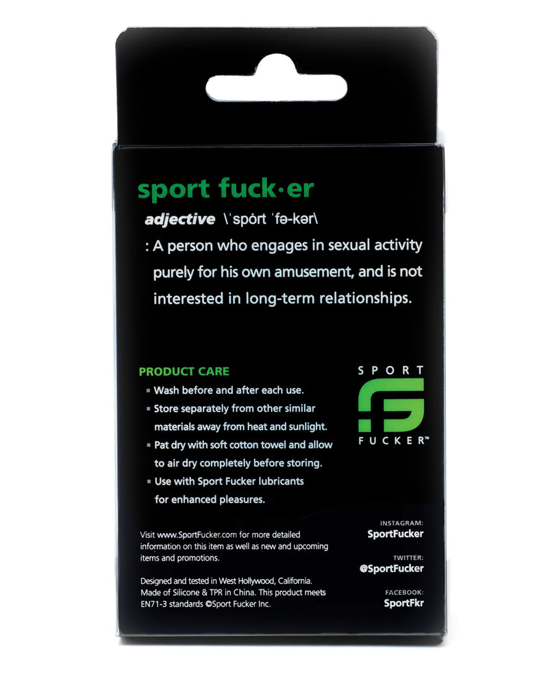 NO ETA =Sport Fucker Cock Plug - Black