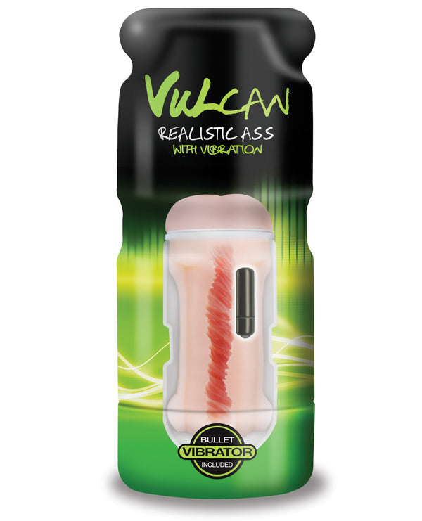 Vulcan Realistic Ass w/Vibration - Cream