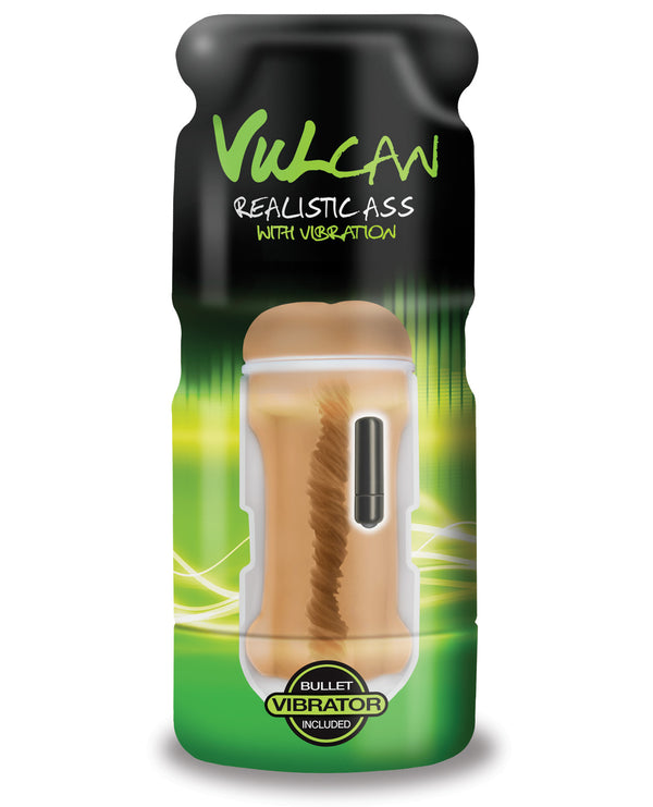 Vulcan Realistic Ass w/Vibration - Mocha