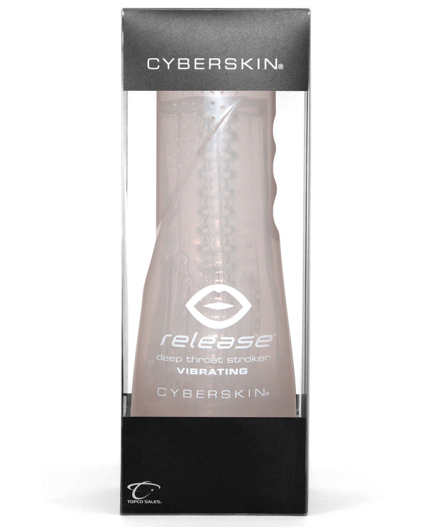 CyberSkin Release Deep Throat Stroker - Clear