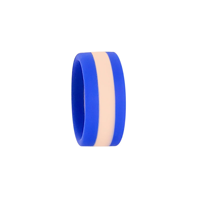 Stripes Premium Banded Silicone Cockring