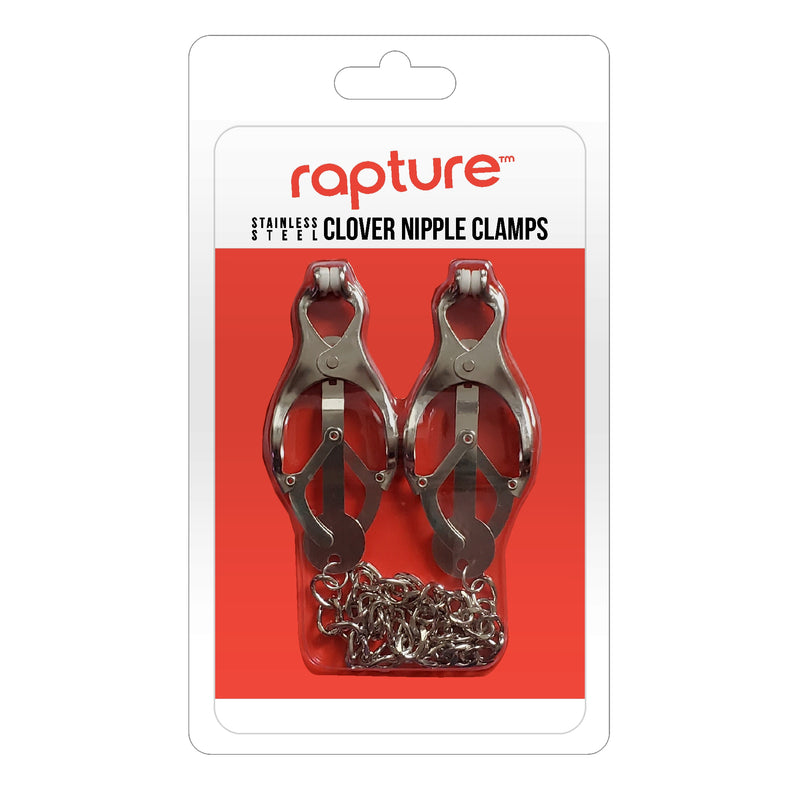 Rapture Stainless Steel Clover Nipple Clamps