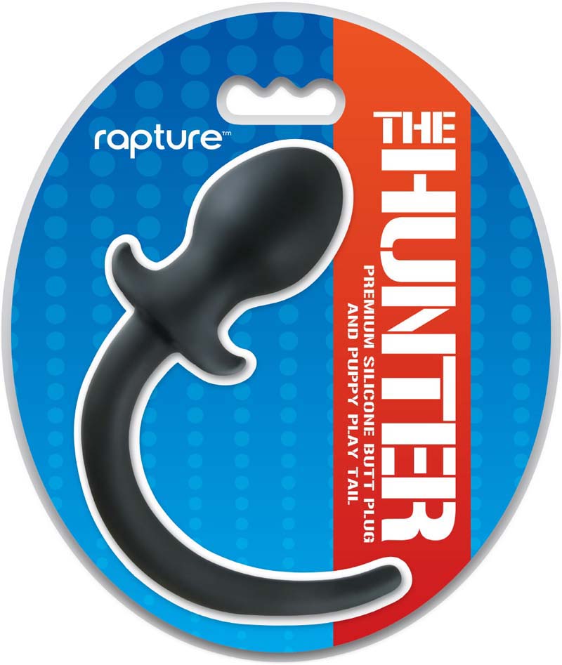 The Hunter 5 3/4-Inch Plug Silicone Puppy Tail - rainbow-novelties