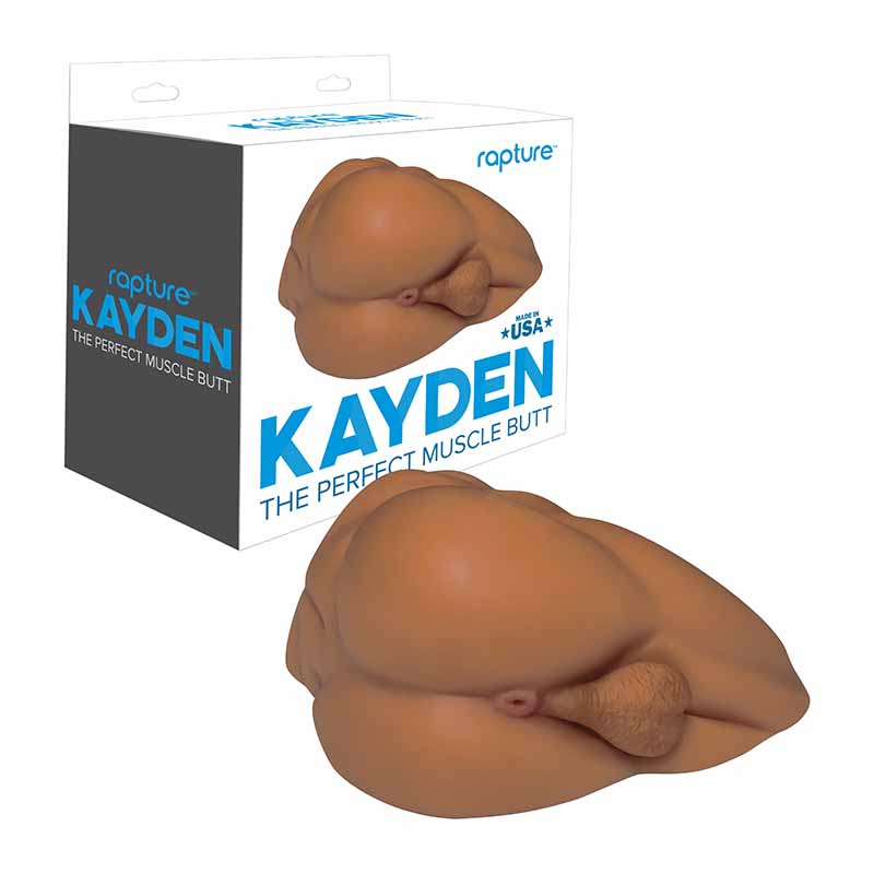 Kayden The Perfect Muscle Butt - Rich Caramel Skin Tone